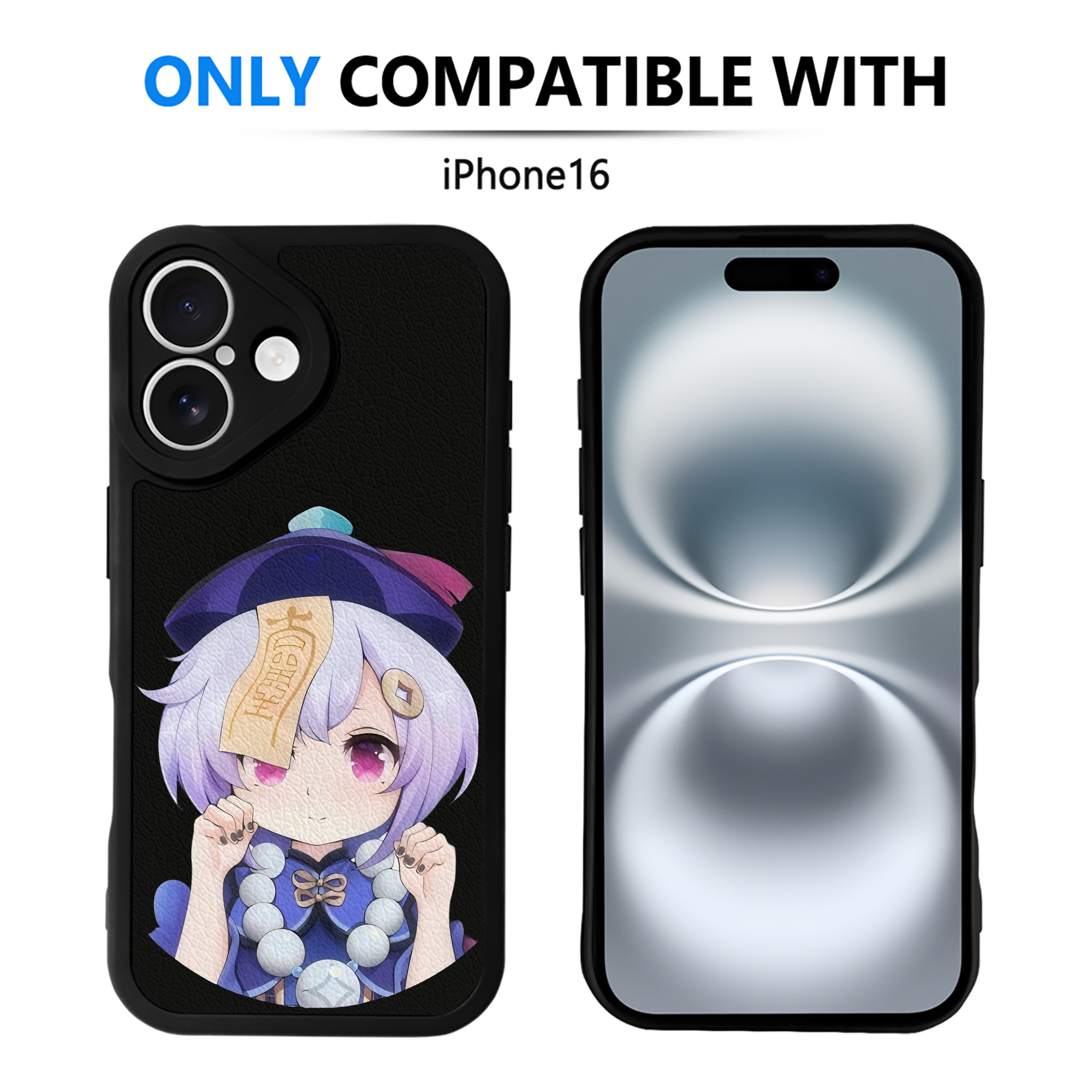 げんし神 七七 なな  genshin Nana 【iPhone 16シリーズ対応】シリコンスマホケース（レザー調） 材質：シリコン